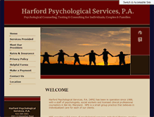 Tablet Screenshot of harfordpsychological.com